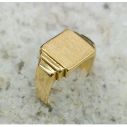 585 GOUDEN ZEGELRING OCCASION - 41547