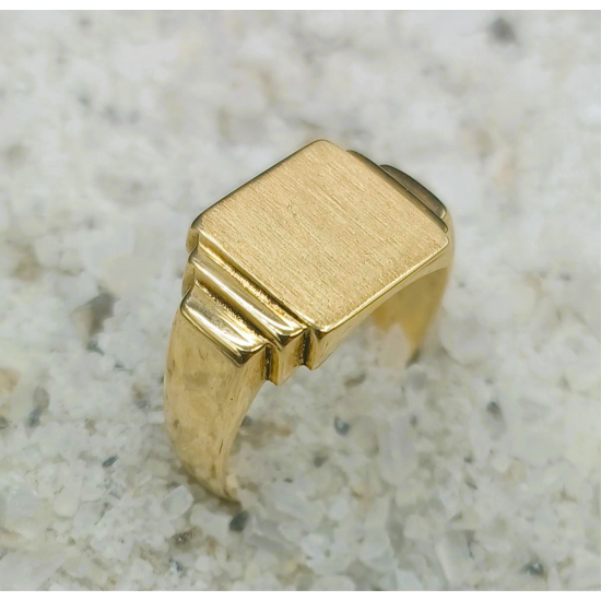 585 GOUDEN ZEGELRING OCCASION - 41547