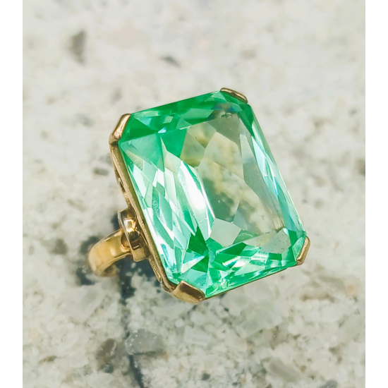 585 GOUDEN DAMESRING - 41552