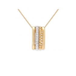 BICOLOR GOUDEN HANGER DIAMANT - 41601