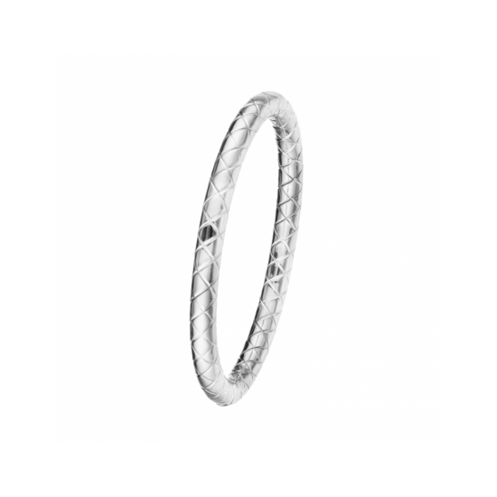 ZILVEREN MASSIEVE FANTASIE BANGLE - 38921