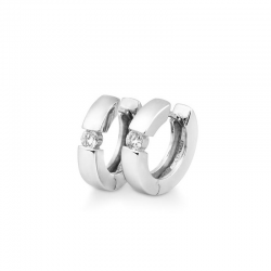 GOUDEN CREOLEN DIAMANT - 41644