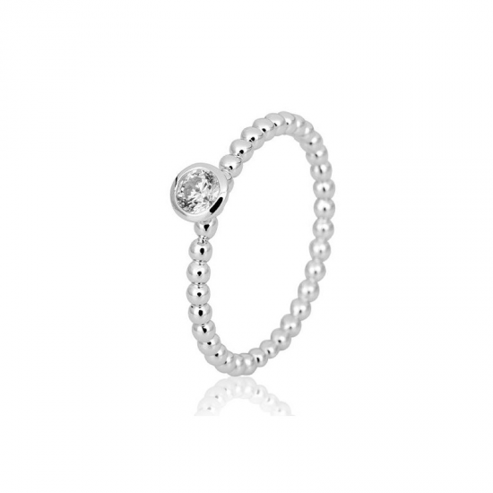 14 KARAAT GOUDEN RING  BRILJANT - 41786