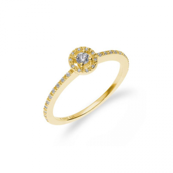 14 KARAAT GOUDEN RING - 41807