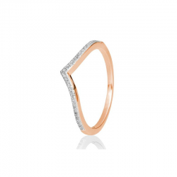 GOUDEN RING DIAMANT 0.125CT - 41851