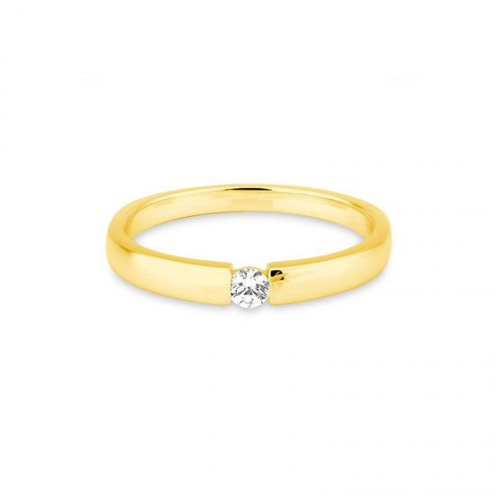 GOUDEN RING DIAMANT - 41860