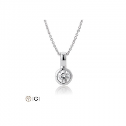 GOUDEN HANGER DIAMANT 0.40CRT - 41891