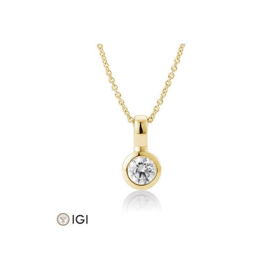 GOUDEN HANGER DIAMANT 0.50CRT - 41892