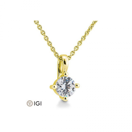 GOUDEN HANGER DIAMANT 0.50CRT - 41893