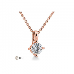 GOUDEN HANGER DIAMANT 0.40CRT - 41894