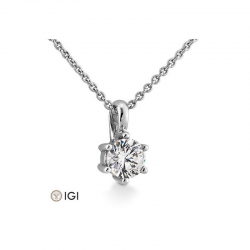 GOUDEN HANGER DIAMANT 0.30CRT - 41904