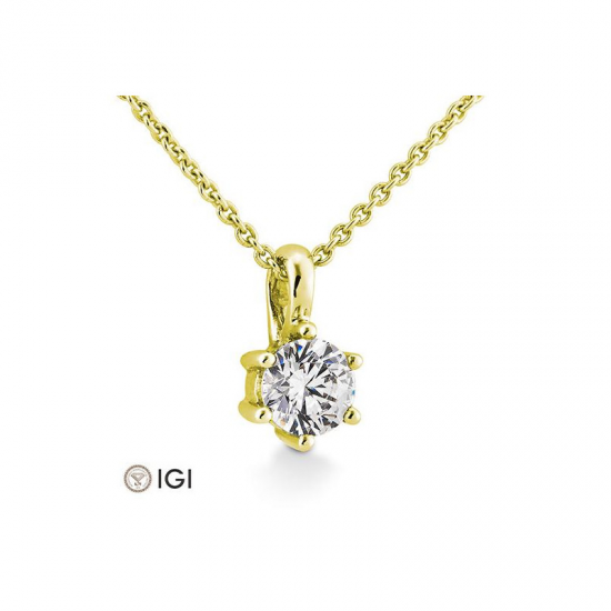 GOUDEN HANGER DIAMANT 0.50CRT - 41906