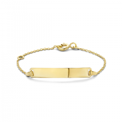 9k graveerarmband plaat 4,0 mm - 42041