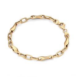 ZILVER GEEL VERGULDE ARMBAND - 42054