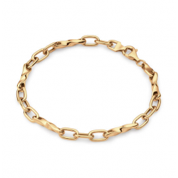 ZILVER GEEL VERGULDE ARMBAND - 42055