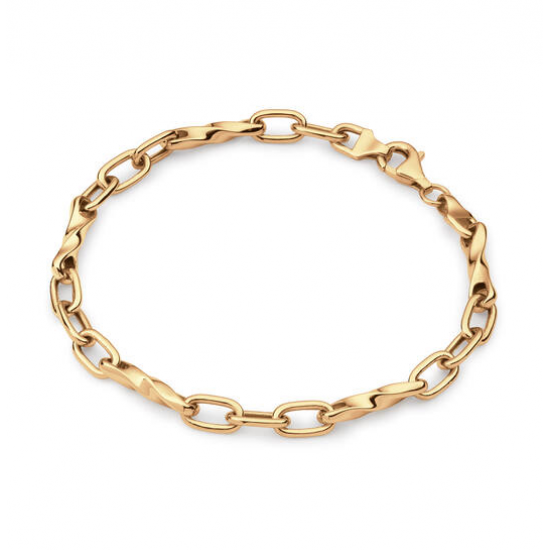 ZILVER GEEL VERGULDE ARMBAND - 42055