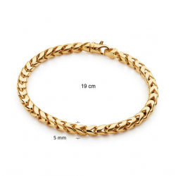 ZILVER GEEL VERGULDE ARMBAND - 42058