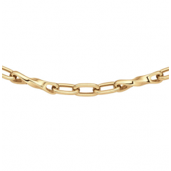 ZILVER GEEL VERGULD COLLIER - 42061