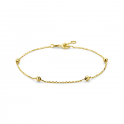 9k armband bol 17,5 - 18,5 cm - 42063