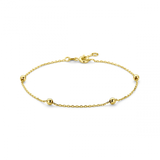 9k armband bol 17,5 - 18,5 cm - 42063