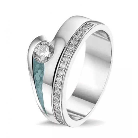 ZILVEREN SEE YOU RING - 42068