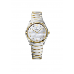 Ebel sport classic 33 mm, 18 karaat goud met diamant - 42078