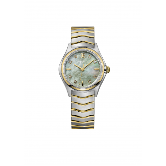 Ebel  Wave 33 mm, 18 karaat goud met diamant - 42079
