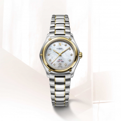 Ebel 1911 30 mm, 18 karaat goud met diamant - 42081