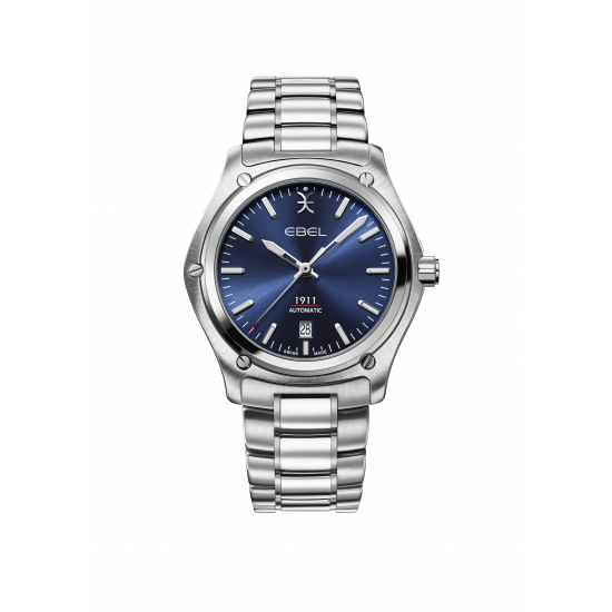 Ebel 1911 42 mm automaat staal met extra band - 42083