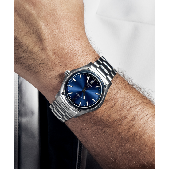 Ebel 1911 42 mm automaat staal met extra band - 42083