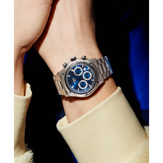 Ebel 1911 42 mm automaat chronograaf staal met extra band - 42084