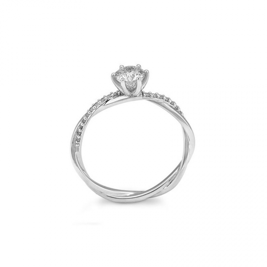 GOUDEN RING DIAMANT - 42104