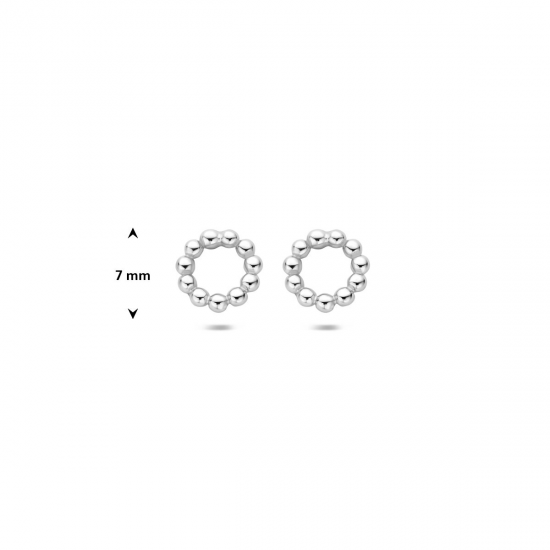 oorknoppen rond bolletjes 7 mm - 42265