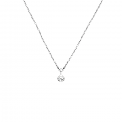 collier met geboortesteen 41 + 4 cm - 42299