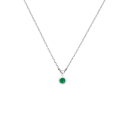 collier met geboortesteen 41 + 4 cm - 42300