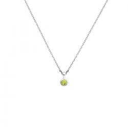 collier met geboortesteen 41 + 4 cm - 42303