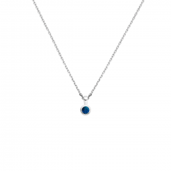 collier met geboortesteen 41 + 4 cm - 42304