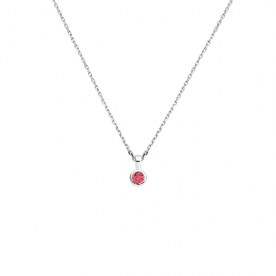 collier met geboortesteen 41 + 4 cm - 42305