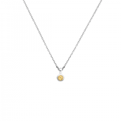 collier met geboortesteen 41 + 4 cm - 42306