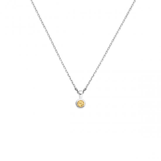 collier met geboortesteen 41 + 4 cm - 42306