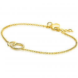 ZINZI GOLDPLATED ARMBAND - 42308