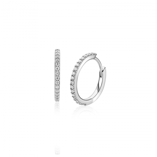 ZINZI KLAPCREOLEN ZIRKONIA - 42314