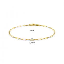 9k armband 2,1 mm 19 cm - 42336