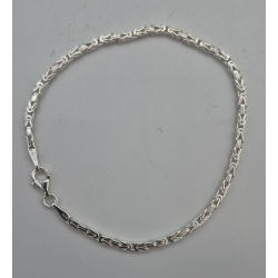 MASSIEF ZILVEREN KONINGS ARMBAND - 42351