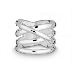 Zilveren fantasie ring van het merk Quinn - 42366
