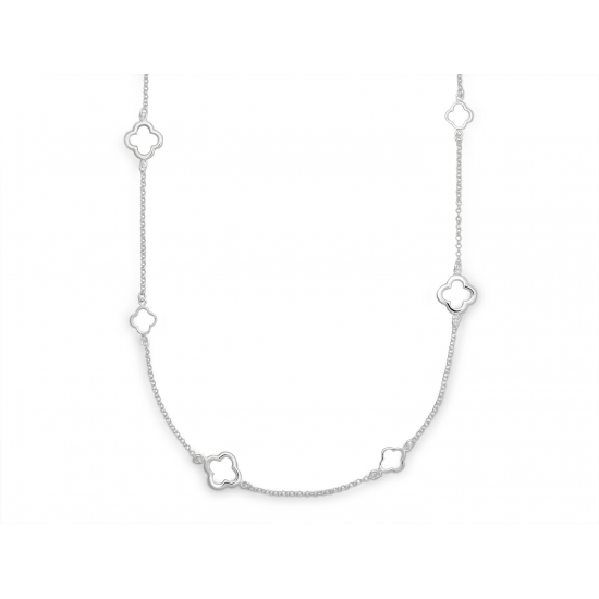 Zilveren fantasie collier van het merk Quinn - 42376