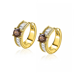 ZINZI ZILVER VERGULDE CREOLEN - 42442