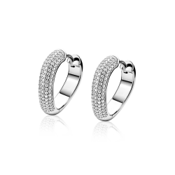 ZINZI ZILVEREN CREOLEN - 42451