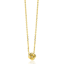 ZINZI ZILVER VERGULD COLLIER - 42454