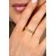 ZINZI ZILVER VERGULDE RING - 42455
